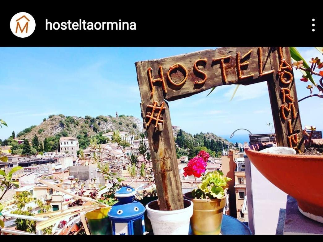 "Little Sicilian Home"-Room With A Private Bathroom & Kitchen -Fridge - And Shared A Beautiful Terrace On Hostel Taormina Center Экстерьер фото